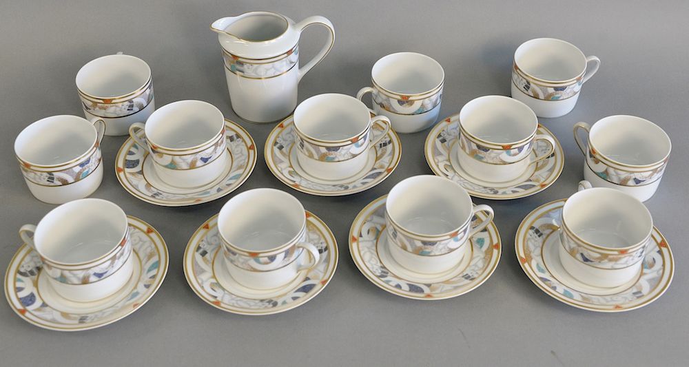 Appraisal: Bernardaud limoges Paris set to include twelve cups eight saucers