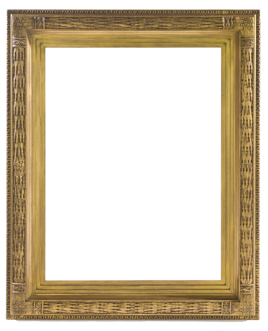 Appraisal: FRAME th th Century American W x rabbet x sight