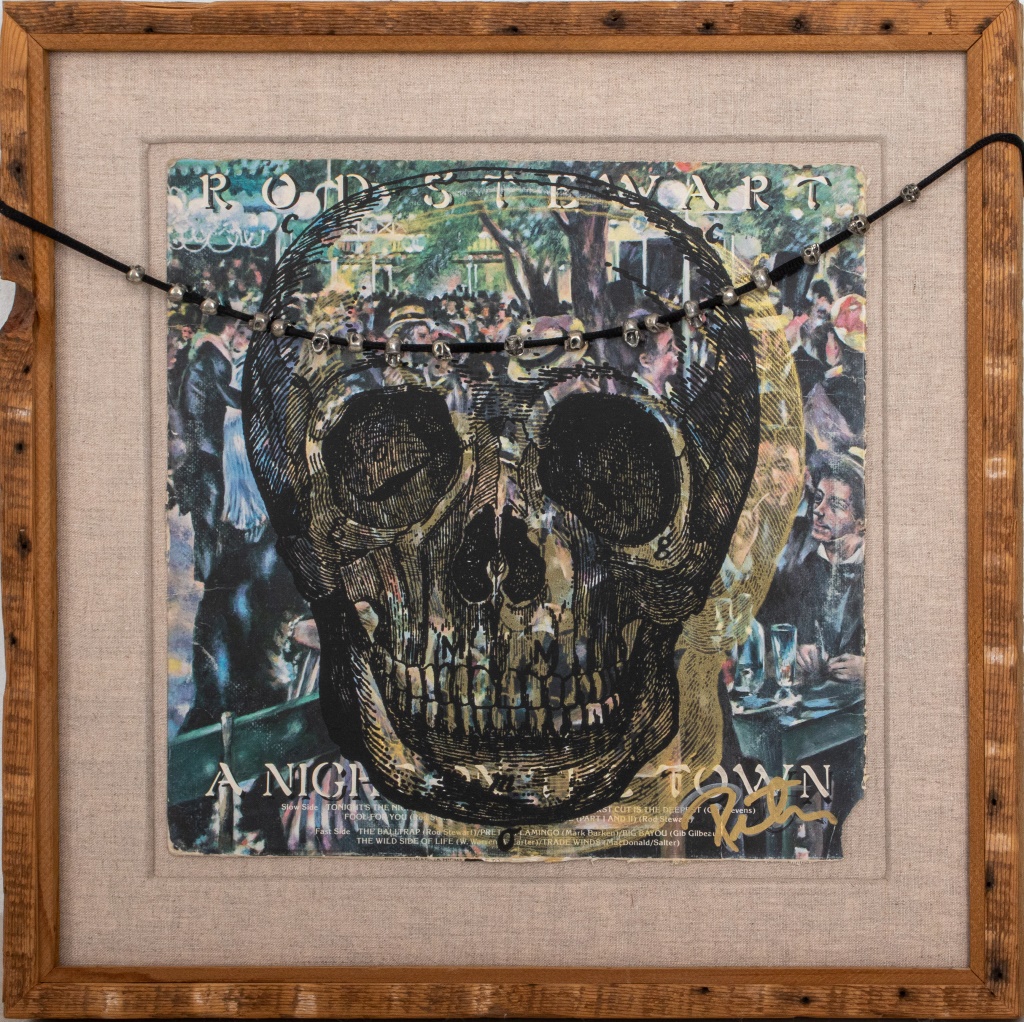 Appraisal: PETER TUNNEY SKULL POP ART MIXED MEDIA Peter Tunney American