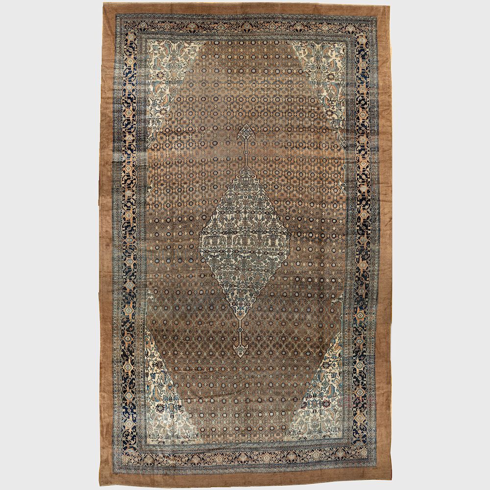 Appraisal: Large Persian Central Medallion Carpet Large Persian Central Medallion Carpet