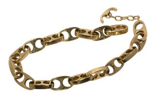 Appraisal: Caesars k yellow gold bracelet Caesars k yellow gold bracelet