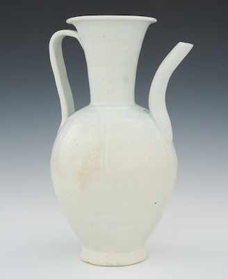 Appraisal: A Chinese Celadon Glaze Ewer In the Five Dynasties Style