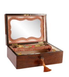 Appraisal: th Century French Necessaire or Sewing Box French th century