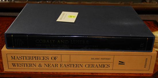 Appraisal: TWO BOOKS ON ISLAMIC CERAMICS including Cobalt and Lustre Ernst