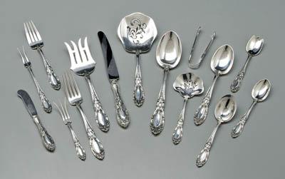 Appraisal: Towle King Richard sterling flatware pieces no monograms detailed list