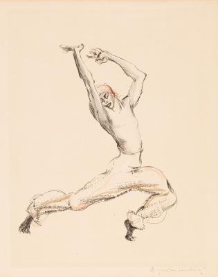 Appraisal: Arthur Grunenberg - Vaslav Nijinsky as Tanzender Mohr in Scheherazade