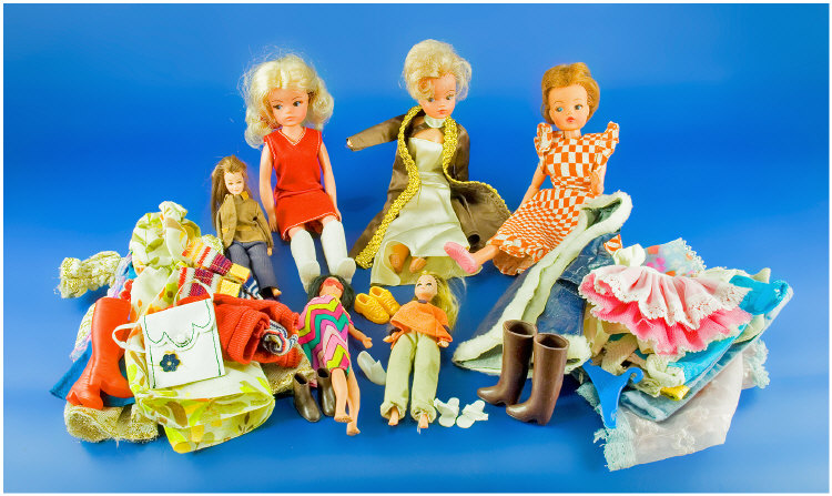 Appraisal: Sindy Dolls Three 's Examples with Gen and X with