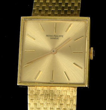 Appraisal: An k Patek Philippe Wristwatch k yellow gold square case