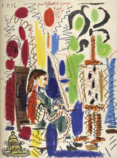 Appraisal: PABLO PICASSO L'Atelier de Cannes Color lithograph x mm x