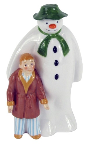 Appraisal: A Coalport Characters Snowman figure Snowman and boy cm high