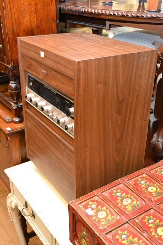 Appraisal: SANYO RECORD PLAYER WITH OTTO SPEAKERS SANYO RECORD PLAYER WITH