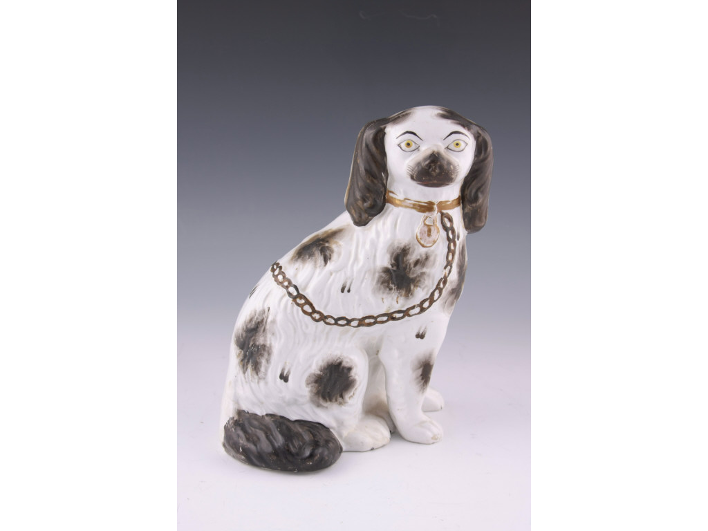 Appraisal: Staffordshire Comforter Spaniel English second half of the th c