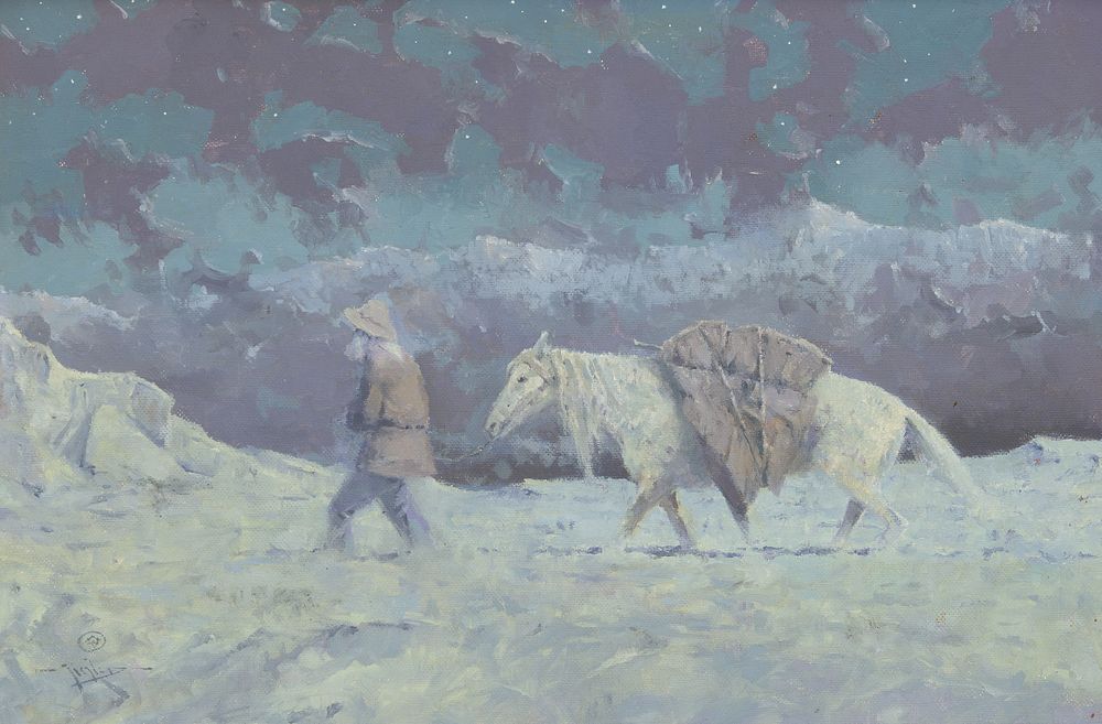 Appraisal: Eustace Paul Ziegler - Winter Trek Eustace Paul Ziegler -