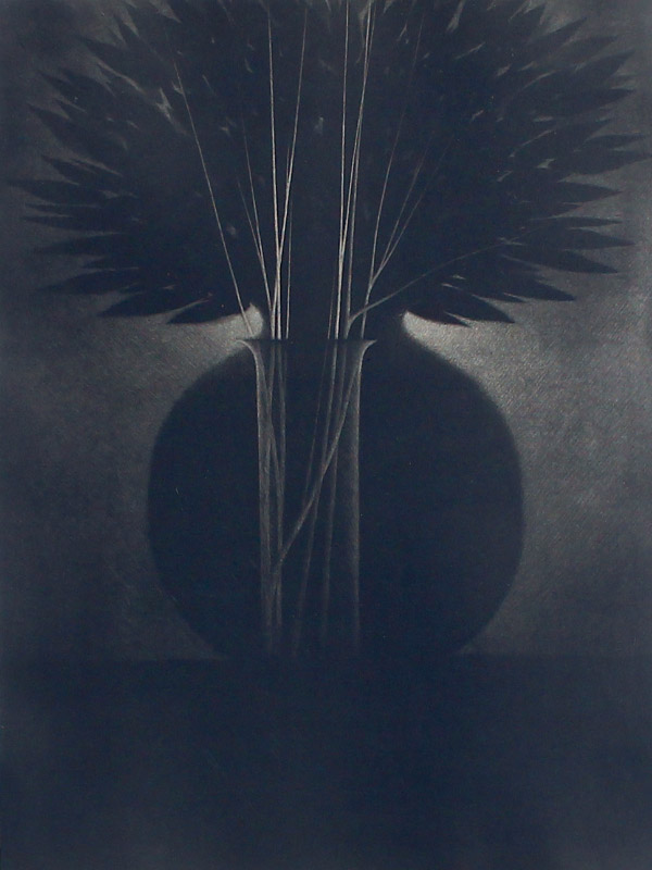 Appraisal: KIPNISS Robert American - ''Two Vases'' Mezzotint sight size ''