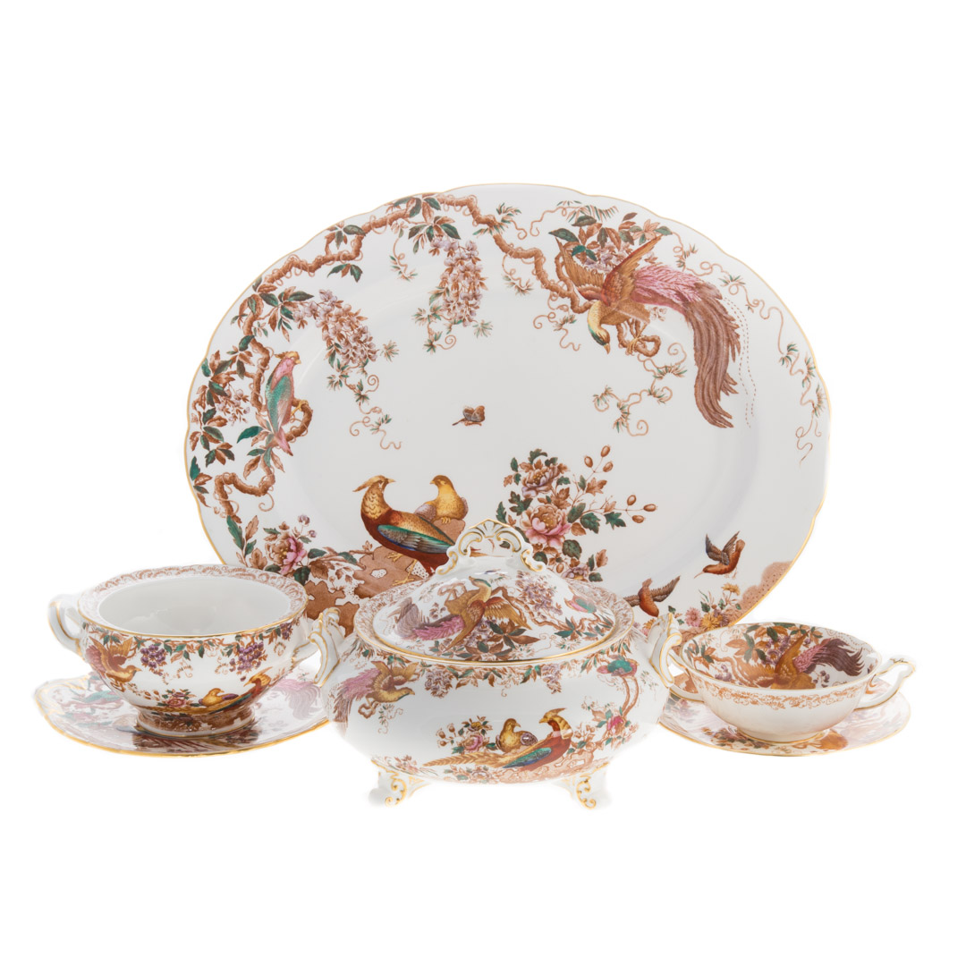 Appraisal: Royal Crown Derby china partial dinner service in the Olde