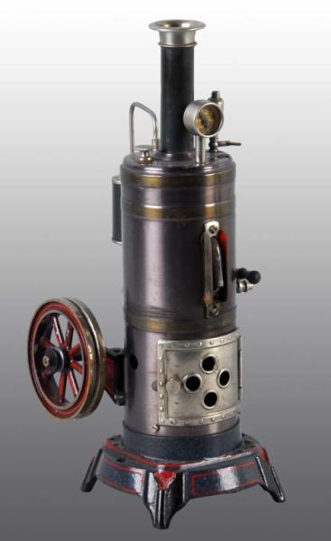 Appraisal: J Falk No Vertical Steam Engine Toy Description The engine