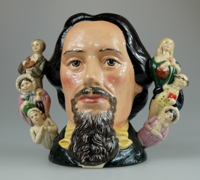 Appraisal: Royal Doulton large two handled character jug Charles Dickens D