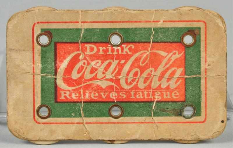 Appraisal: Early Cardboard Coca-Cola Baseball Score Keeper Description Some bends soiling