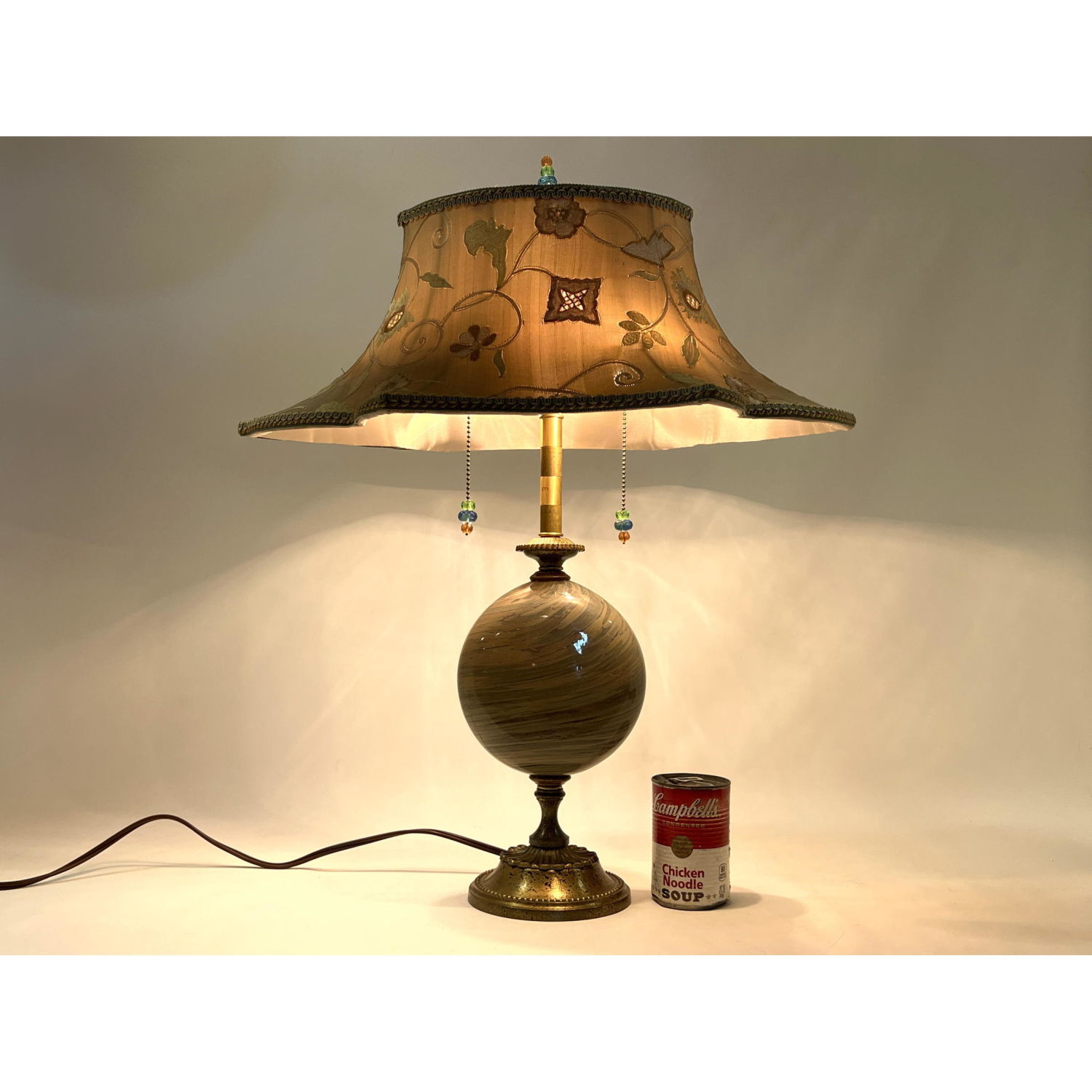 Appraisal: Artisan Studio Art Glass Table Lamp SUSAN KINZIG Studio Designed