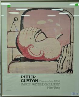 Appraisal: Philip Guston - poster pencil signed lower right Philip Guston