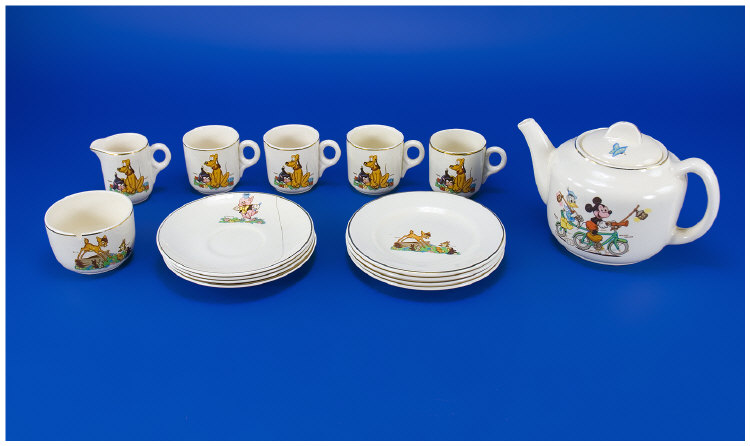 Appraisal: Mickey Mouse Disney Childrens Teaset