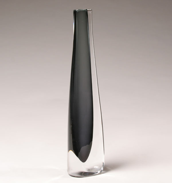 Appraisal: Orrefors art glass vase The Dusk Series by Nils Landberg