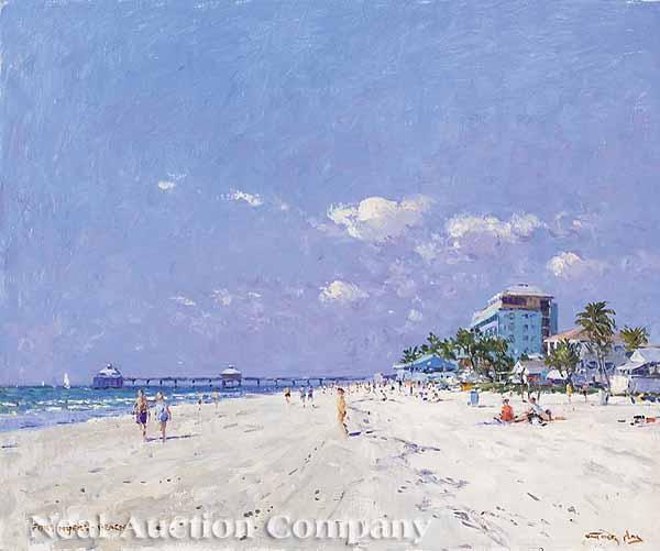 Appraisal: Niek van der Plas Dutch b Fort Myers Beach oil