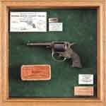 Appraisal: REMINGTON RIDER DA CARTRIDGE CONVERSION POCKET REVOLVER WITH DISPLAY CASE