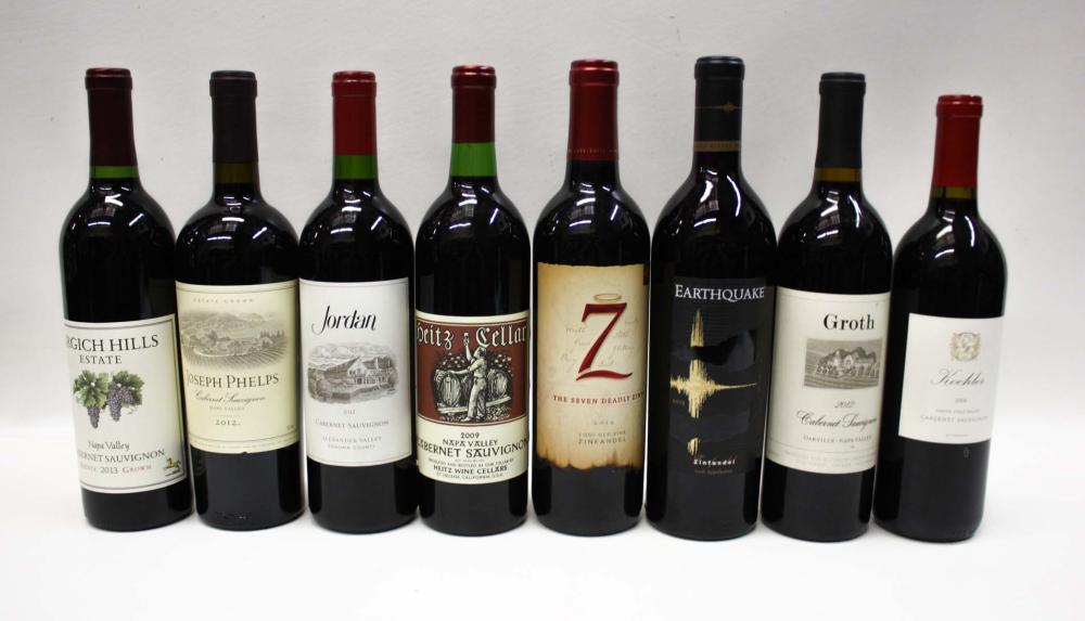 Appraisal: EIGHTEEN BOTTLES OF VINTAGE CALIFORNIA RED WINE Grgich Hills Estate