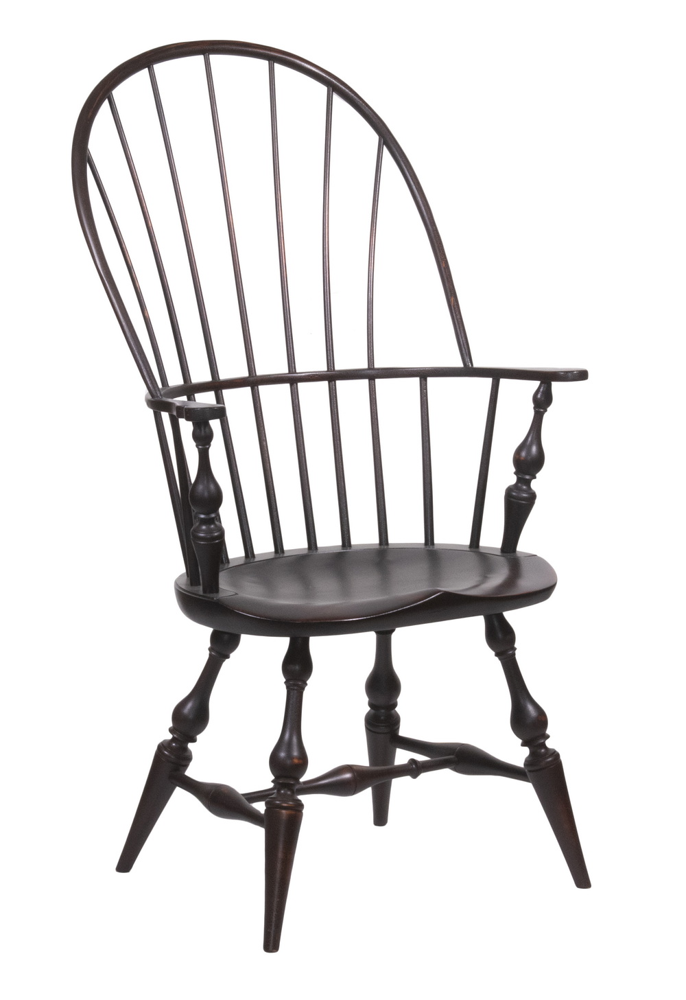 Appraisal: D R DIMES WINDSOR ARMCHAIR Contemporary Bench Made Bowback Arm