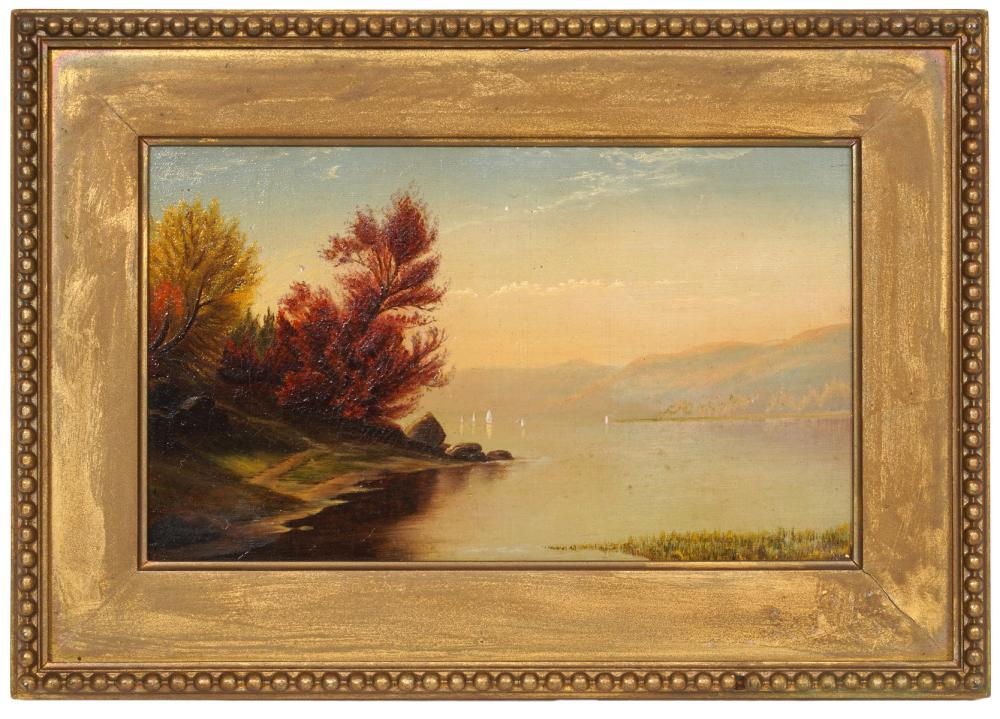 Appraisal: SCHOOL OF JASPER FRANCIS CROPSEY OIL PAINTINGHudson River School oil