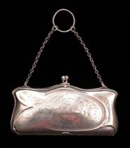 Appraisal: English Evening Compact Birmingham circa - Birmingham Sterling Silver Small