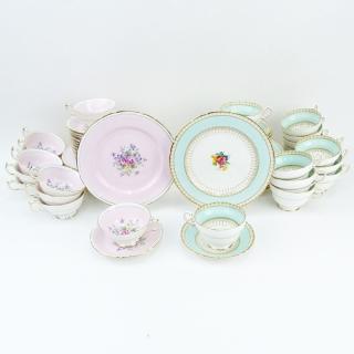 Appraisal: Two Partial Paragon Bone China Dessert Sets Two Partial Paragon