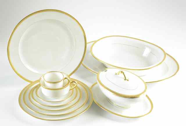 Appraisal: PIECE HAVILAND FINE CHINA SET in the ''Marquis'' pattern with