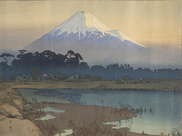 Appraisal: HIROSHI YOSHIDA Japanese - Fujiyama First Light of the Sun