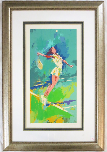 Appraisal: LEROY NEIMAN ORIGINAL SERIGRAPH American born titled Sweet Serve x