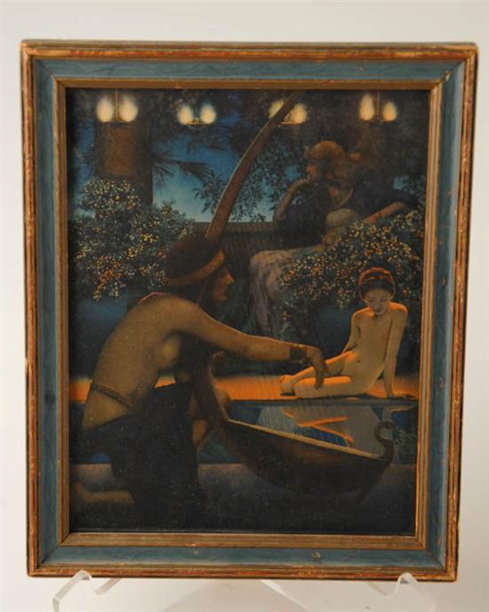 Appraisal: Maxfield Parrish Print Egypt very rare print x in period