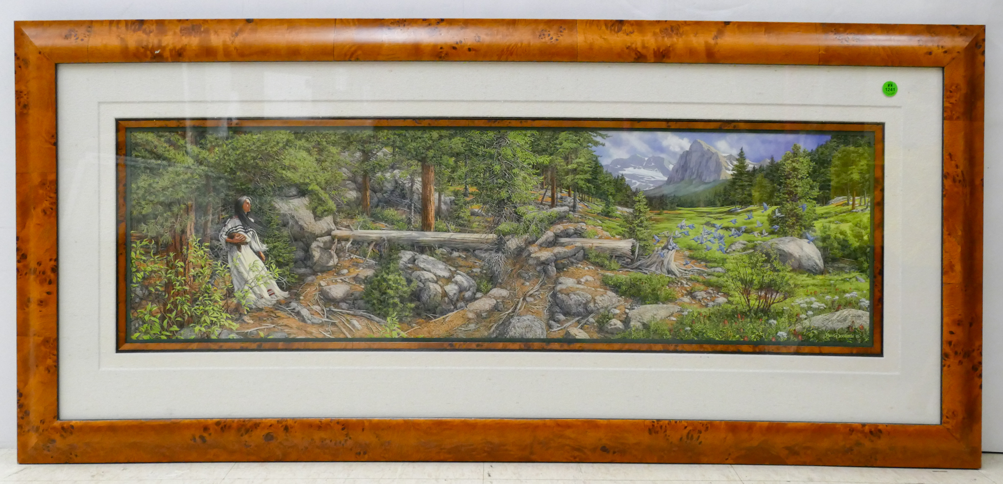 Appraisal: Bev Doolittle ''Music in the Wind'' Signed Lithograph Framed ''x