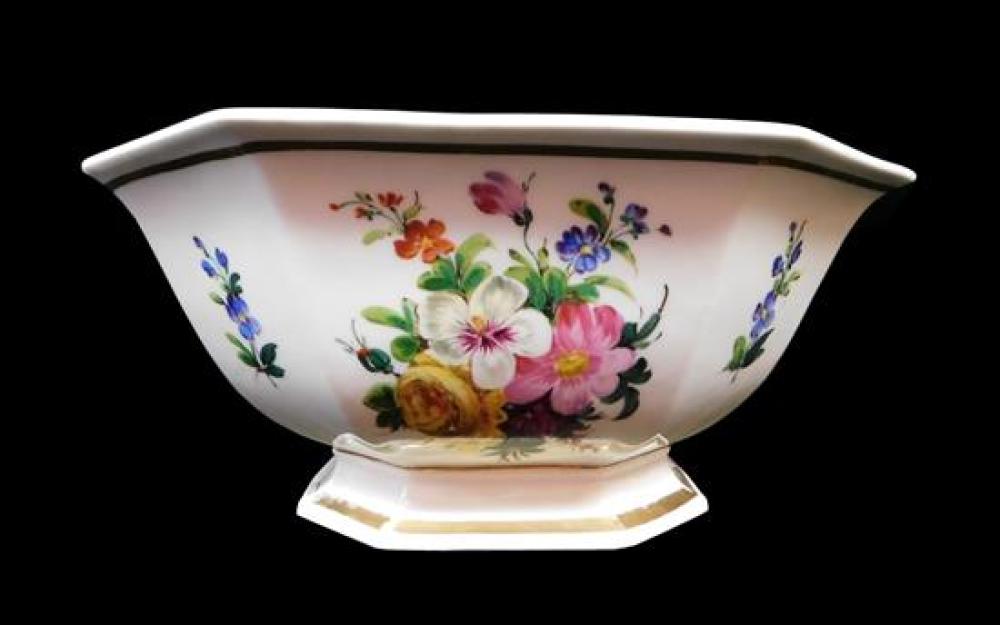 Appraisal: Gilt and enameled porcelain bowl Tucker and Hemphill China Factory