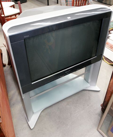 Appraisal: A inch Sony television on stand