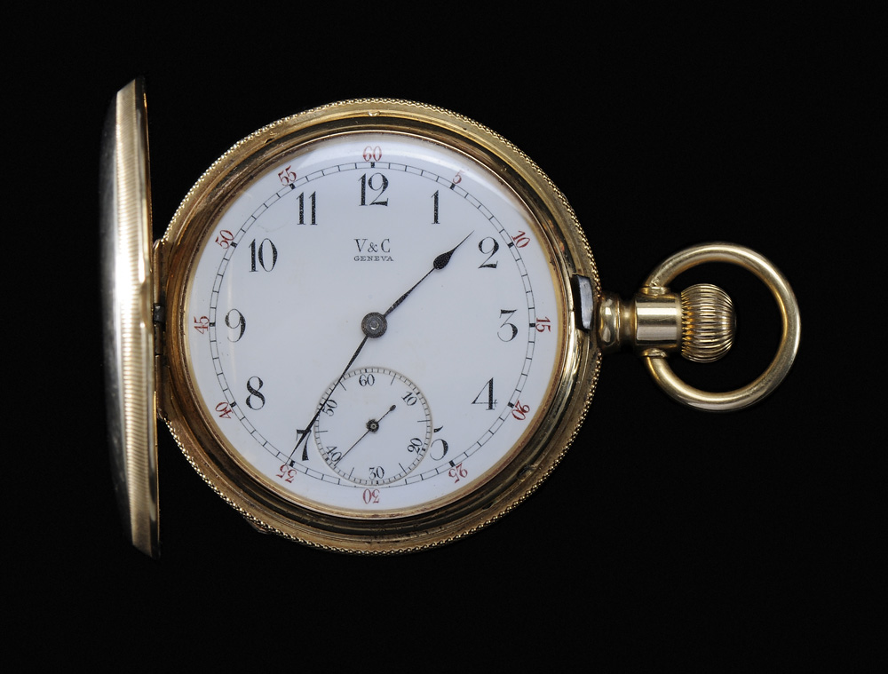 Appraisal: Vacheron Constantine kt Gold Pocket Watch hunting case with subsidiary