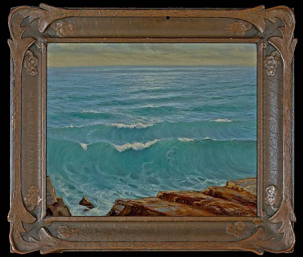 Appraisal: Frank William Cuprien American - The sunlit sea signed 'F