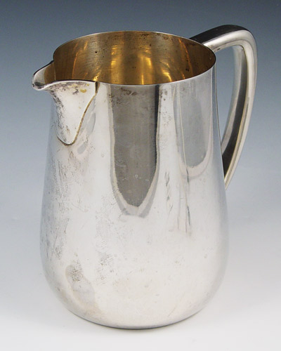 Appraisal: TIFFANY CO STERLING SILVER WATER PITCHER quarts marked Tiffany Co