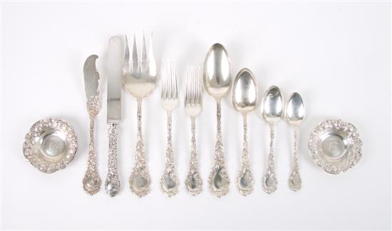 Appraisal: An American Sterling Silver Partial Flatware Service R Wallace and