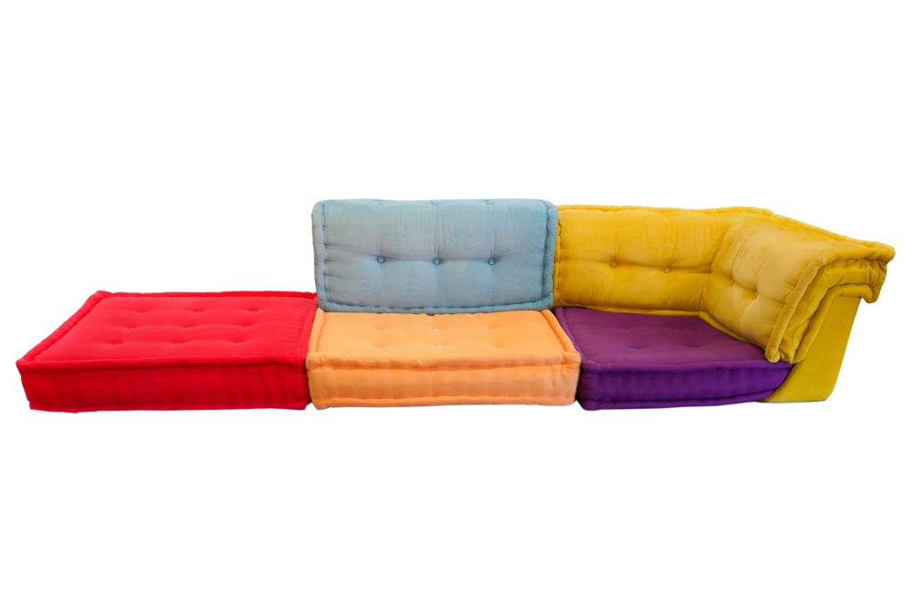 Appraisal: HANS HOPFER FOR ROCHE BOBOIS MAH JONG SOFAwith Roche Bobois