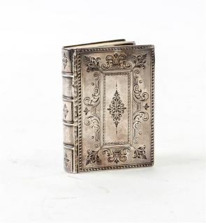 Appraisal: A Silver Snuff Box in the form of a book