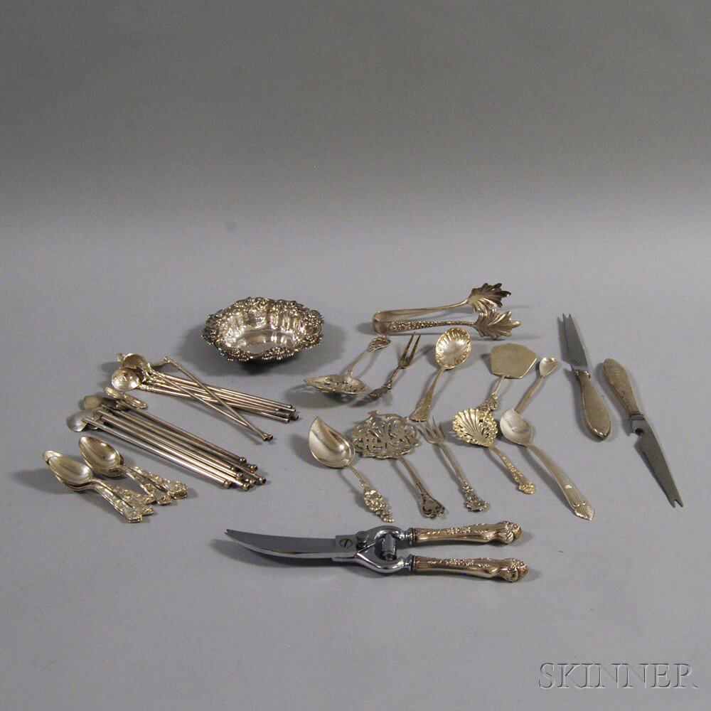 Appraisal: Assorted Group of Sterling Silver Table and Serving Items including