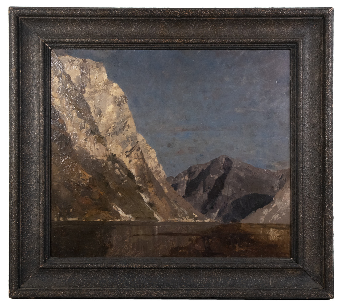 Appraisal: GEORG ANTON RASMUSSEN NORWAY GERMANY - Ford Landscape oil on