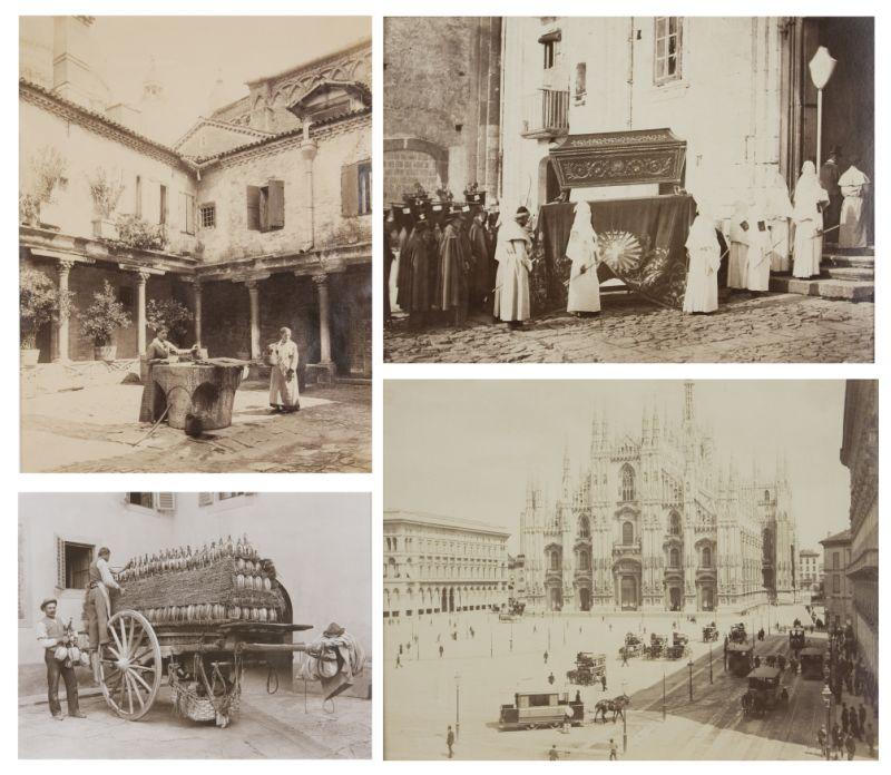 Appraisal: Four Italian Albumen Prints the first by the Alinari Brothers