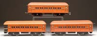 Appraisal: LOT OF THREE AMERICAN FLYER STANDARD GAUGE CARS Includes one